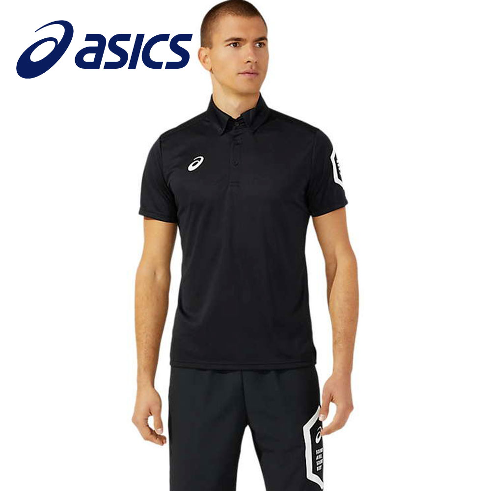 ASICS（アシックス） ポロシャツ 半袖 メンズ 吸汗速乾 ボタンダウン