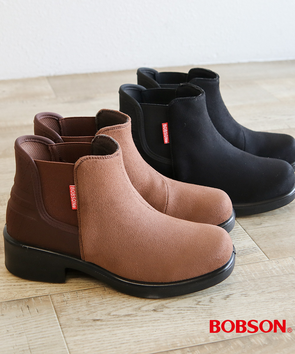 BOBSON（ボブソン） サイド ゴア ブーツ レディース 軽量 蓄熱 歩き