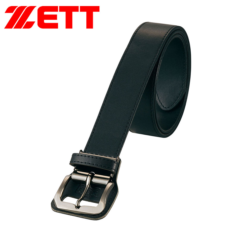 ゼット（ZETT） 野球 ベースボール ベルト つや消し 大人 ブラック