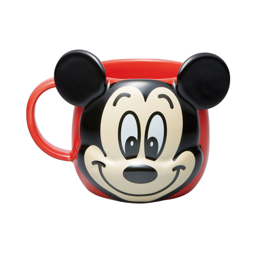 スケーター マグカップ 陶器 ダイカット キャラクター 立体 コップ 食