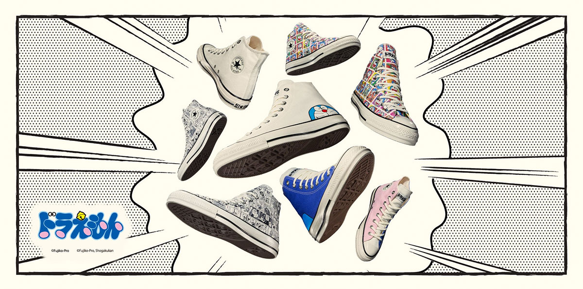 CONVERSE（コンバース） スニーカー ハイカット ドラえもん 漫画