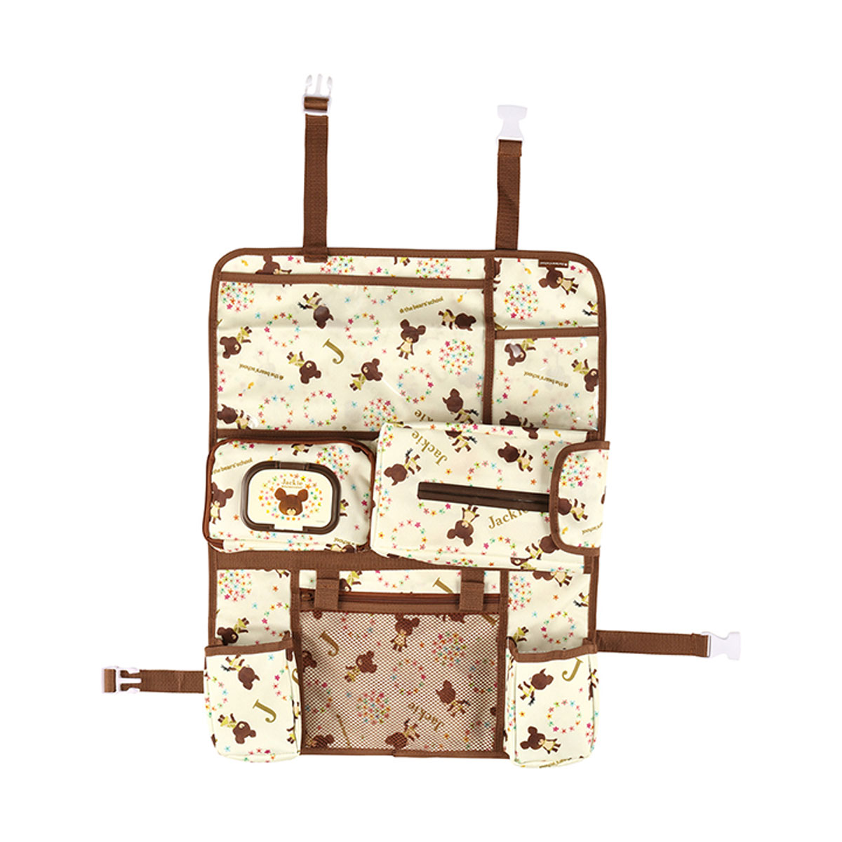 スケーター シートバックポケット 車 車内 収納 ポケット 子供 カー