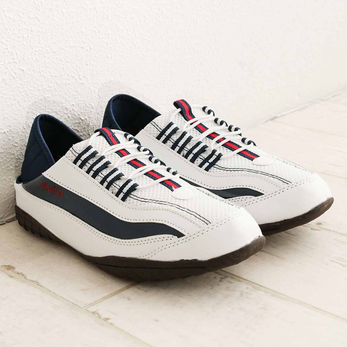 dj honda ディージェイ ホンダ メンズ スリッポン 白 ローカット 軽い