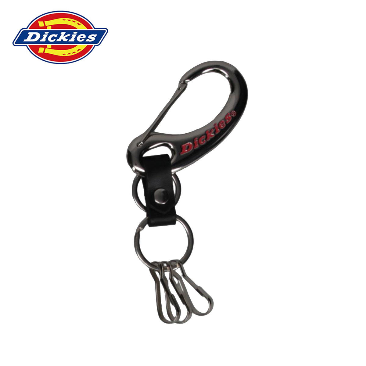Dickies（ディッキーズ） キーリング カラビナ 本革 メンズ レディース