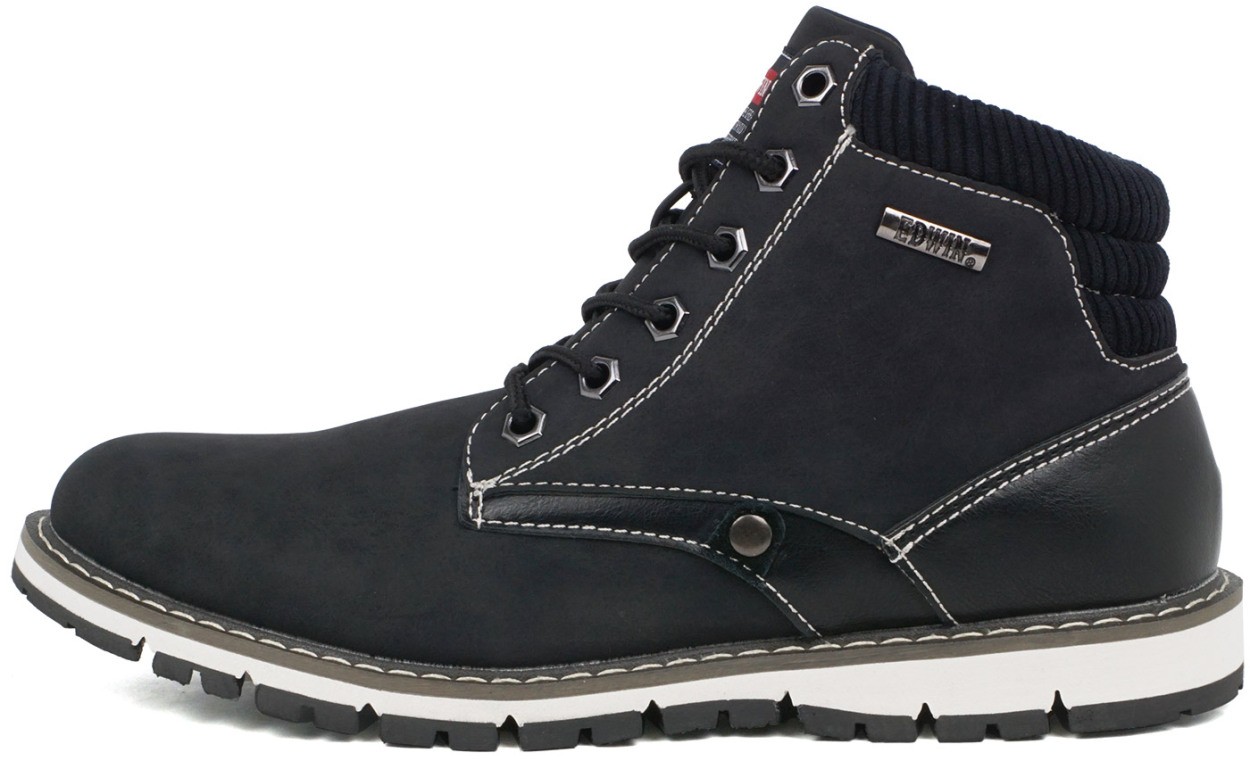 エドウィン ショートブーツ メンズ おしゃれ ふかふかインソール レースアップ イエローブーツ ワークブーツ 防水 防滑 履きやすい 歩きやすい 滑りにくい 7922 S Mart 通販 Paypayモール