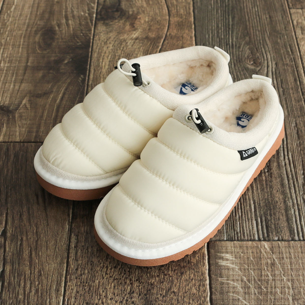 GERRY（ジェリー） サボ サンダル 冬 レディース ボア ムートン 軽量