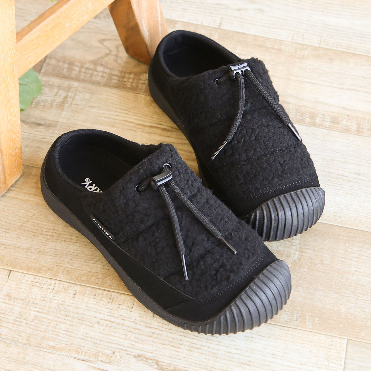 GERRY（ジェリー） モックシューズ レディース サボ スリッポン ボア