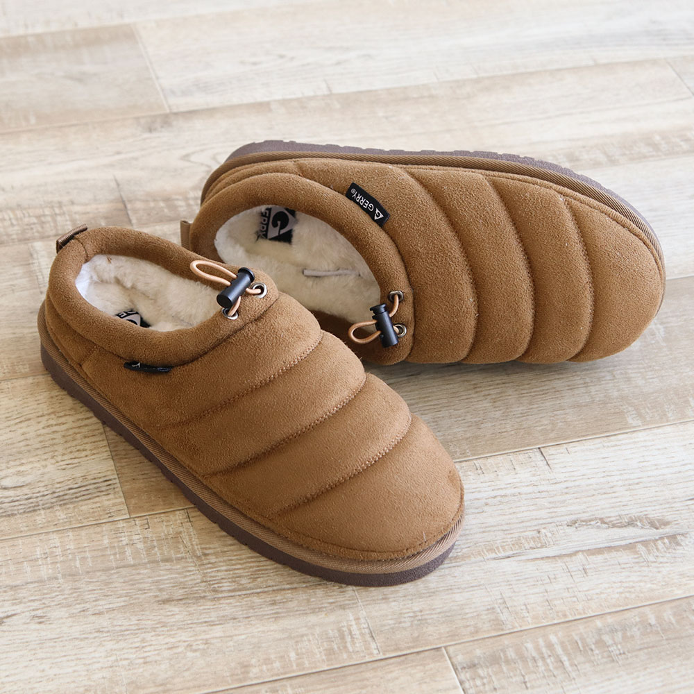 GERRY（ジェリー） サボ サンダル 冬 レディース ボア ムートン 軽量