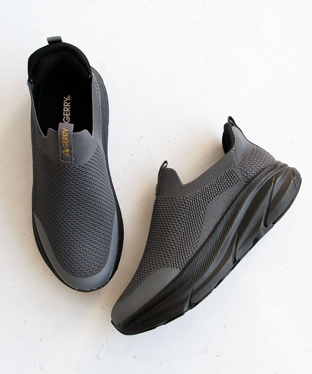 GERRY（ジェリー） スリッポン メンズ 厚底 軽量 履きやすい メッシュ