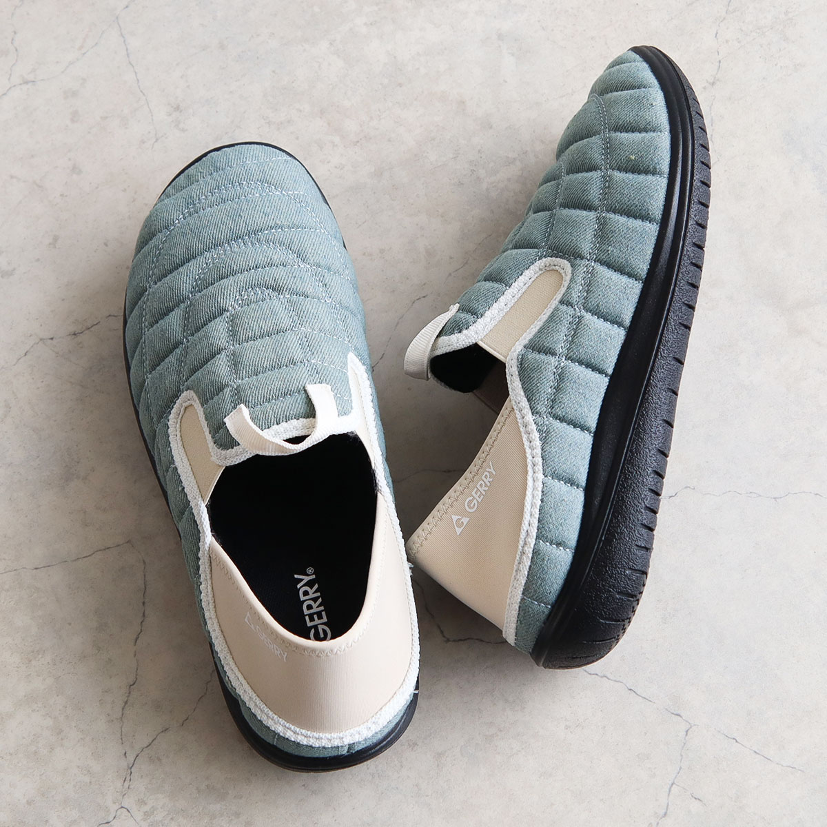 GERRY（ジェリー） モックシューズ メンズ かかとが踏める 2way 軽量