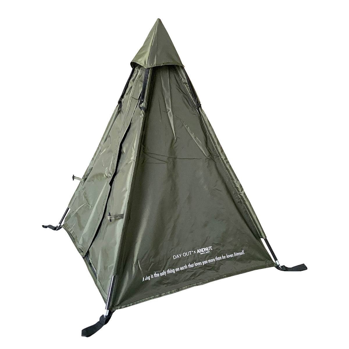 ティピーテント 犬用テント キャンプ アウトドア 耐水 組み立て簡単 軽量 ペグダウン 猫用テント ベンチレーション付き ペットテント 650