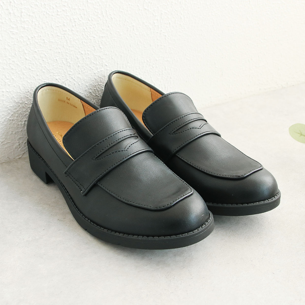 Hashed Coorde コインローファー レディース ローファー 学生 抗菌