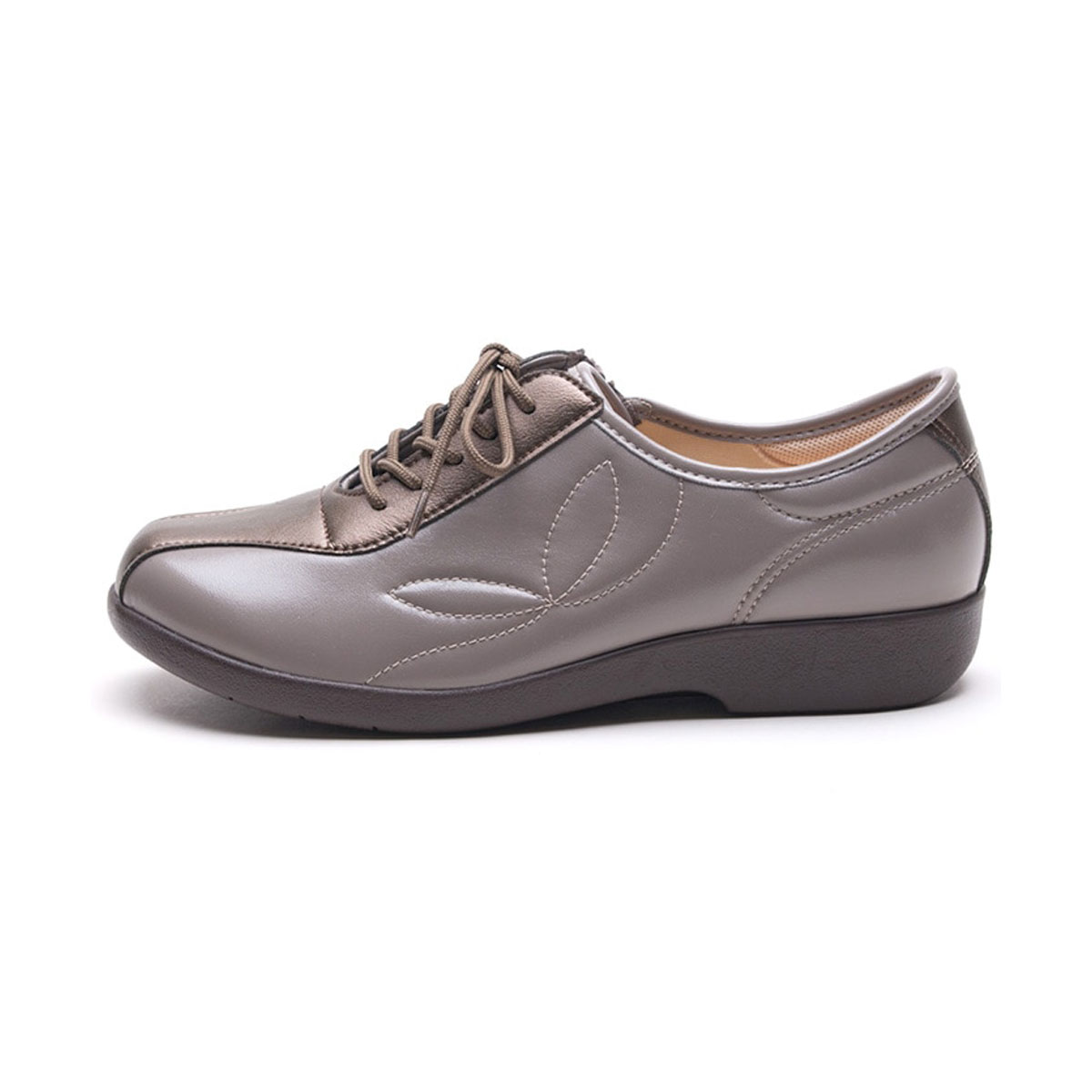 快歩主義 コンフォートシューズ 3e レディース サイドファスナー 履き