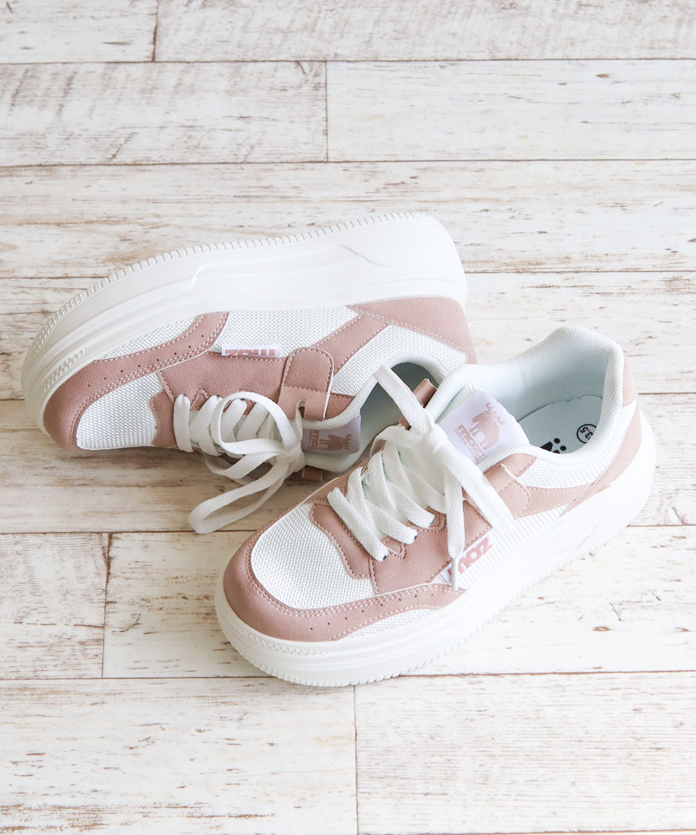 moz（モズ） 厚底 スニーカー レディース ローカット シューズ