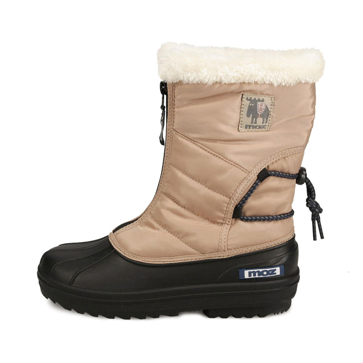 moz（モズ） スノーブーツ レディース 滑らない スパイク ショート