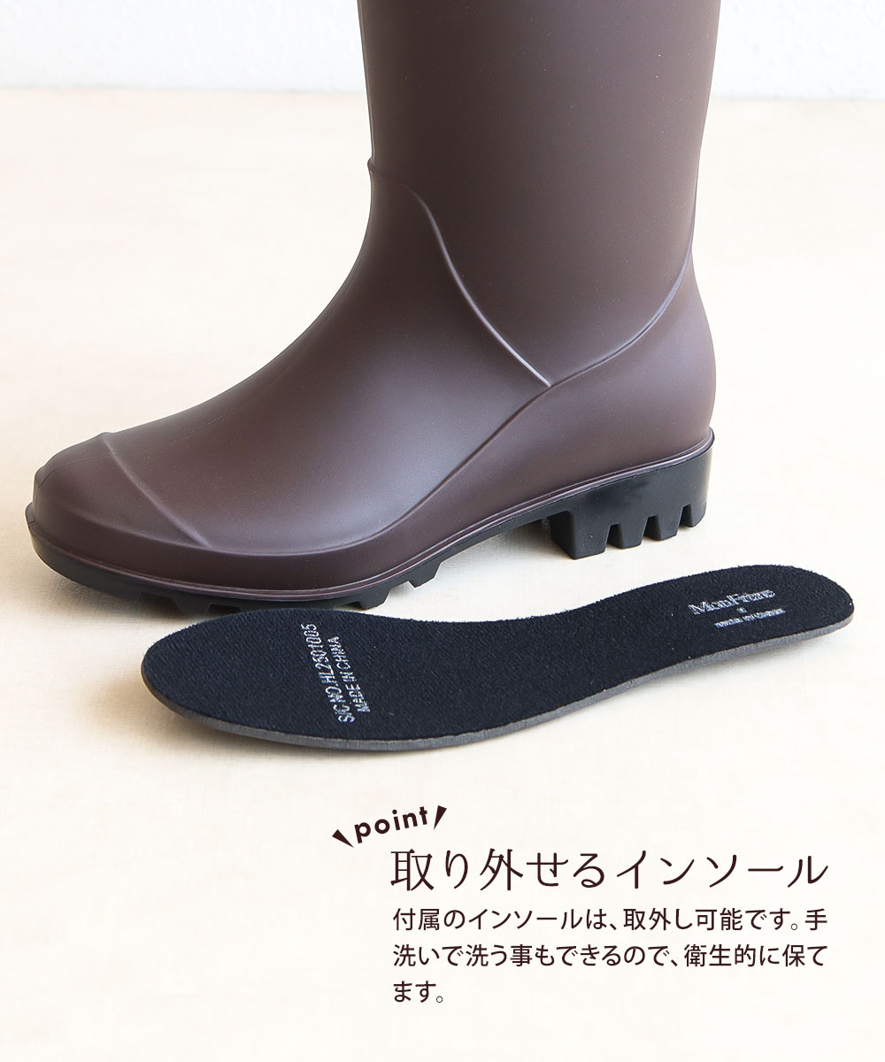 レインブーツ レディース ロングブーツ 長靴 ...の詳細画像4