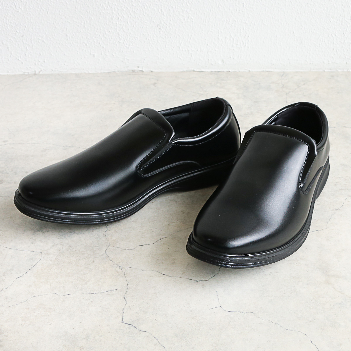 ビジネスシューズ メンズ スリッポン ローファー 革靴 紳士靴 フェイク