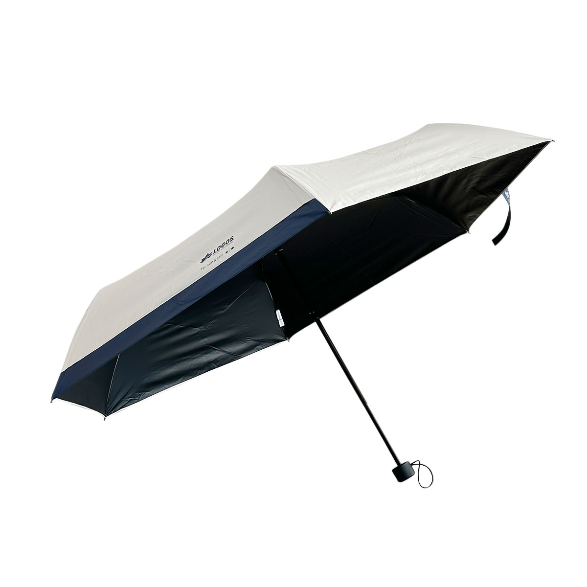 LOGOS 折りたたみ傘 晴雨兼用 1級遮光 レイングッズ 雨具 強力撥