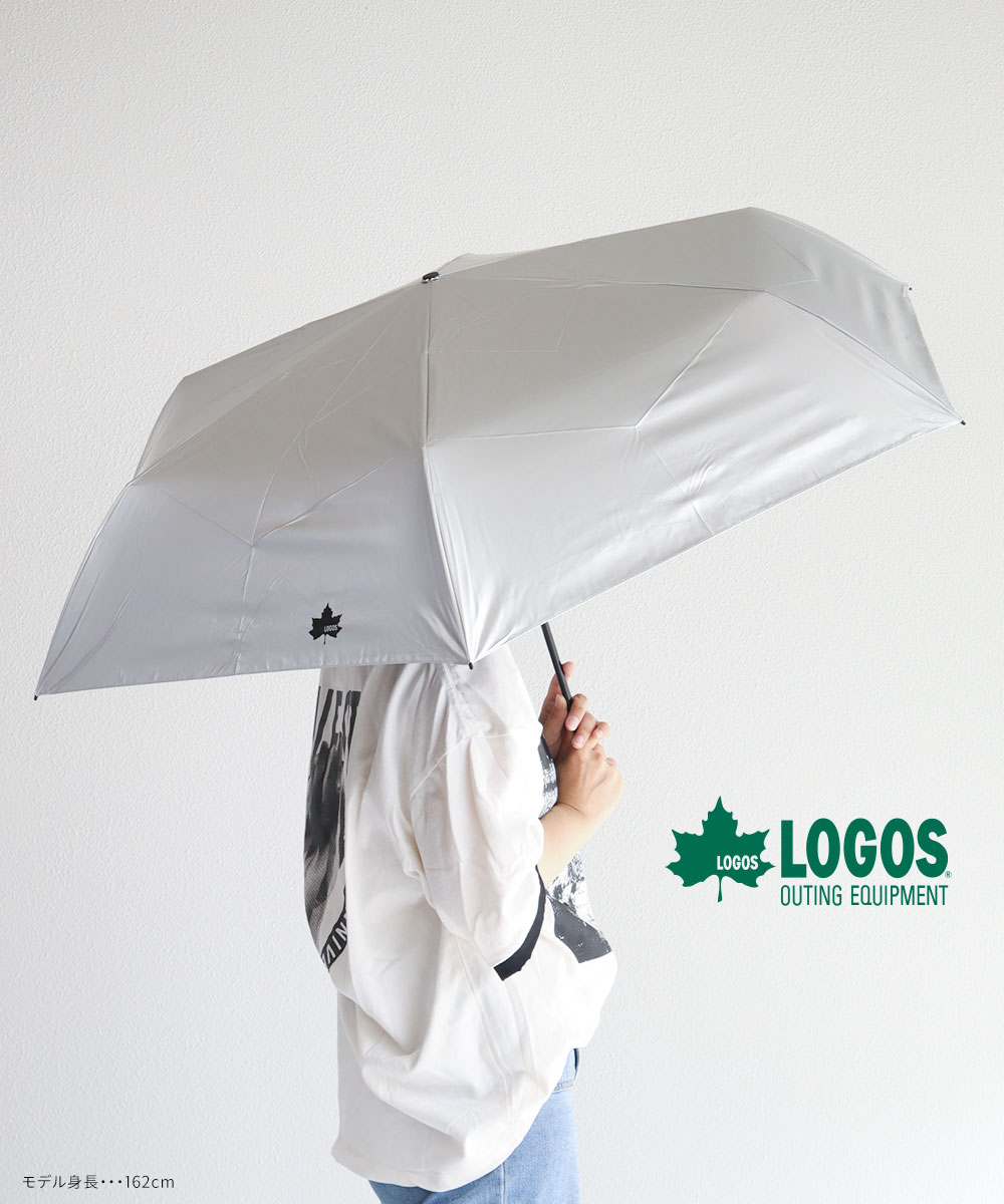 LOGOS（ロゴス） 折りたたみ 傘 晴雨兼用 コンパクト 60cm 吸水布