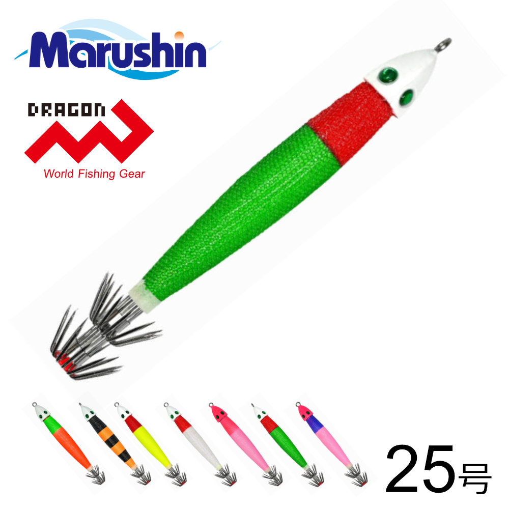 マルイカスッテセット DRAGON（ドラゴン） マルシン スッテ エサ巻スッテMINI 約2.5号
