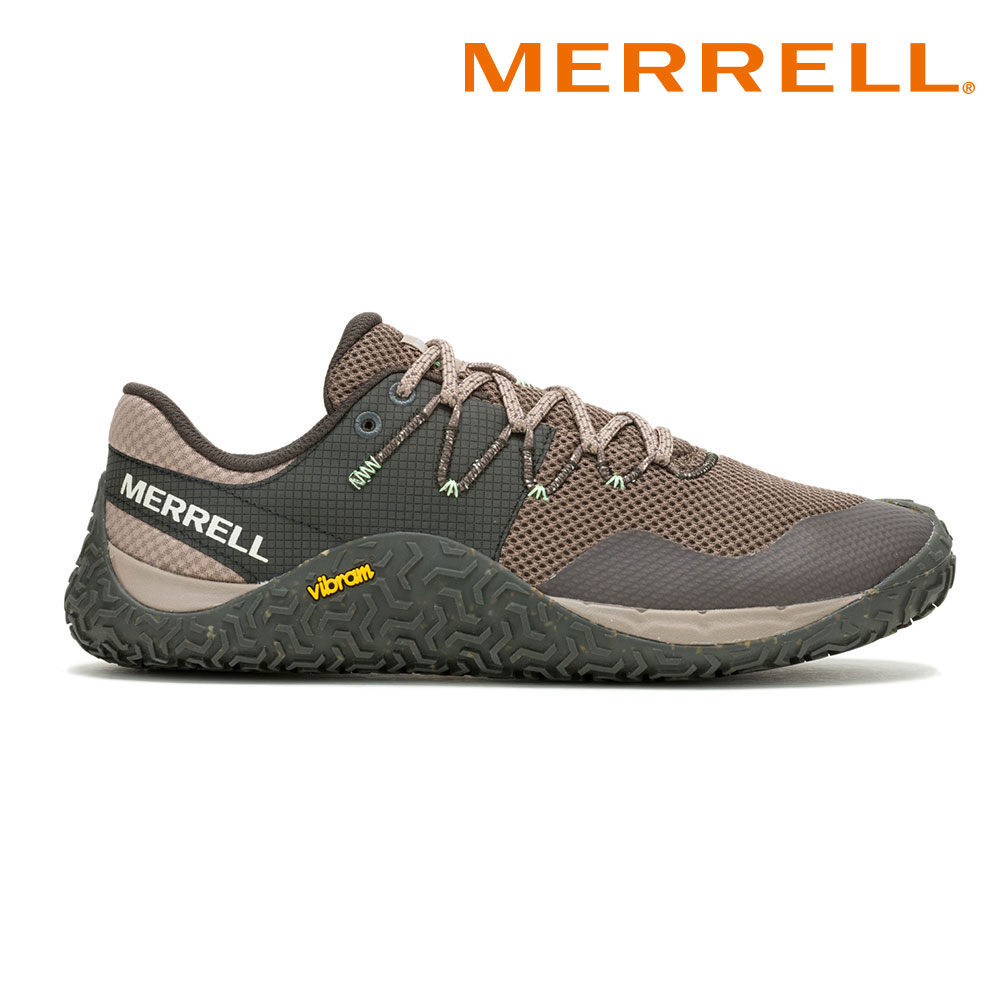 Merrell Mens 7.5 Ebony Tender Shoots Hiking Sneakers Gray