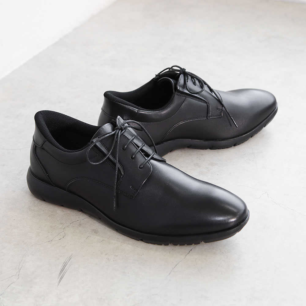 ビジネスシューズ メンズ 軽い 3e 紳士靴 革靴 プレーントゥ 外羽根