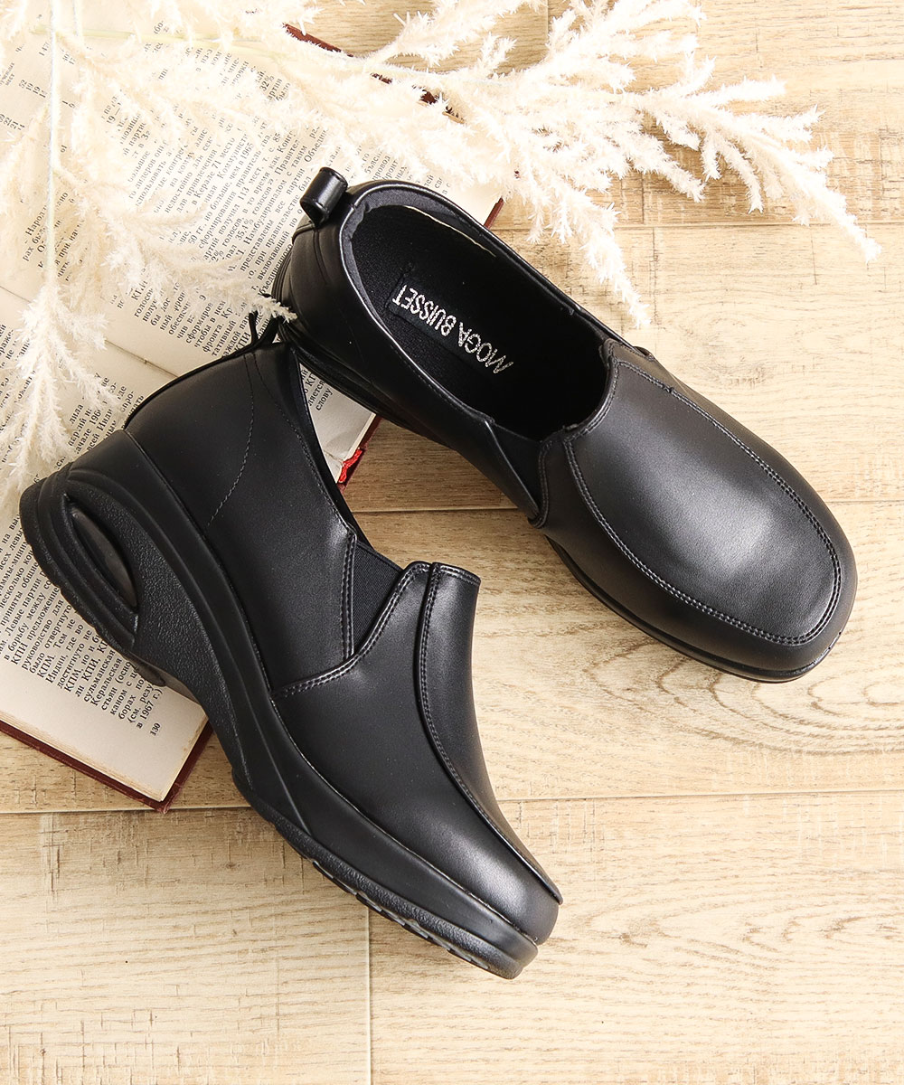 コンフォートシューズ レディース おしゃれ 3e 厚底 ウェッジ エアー