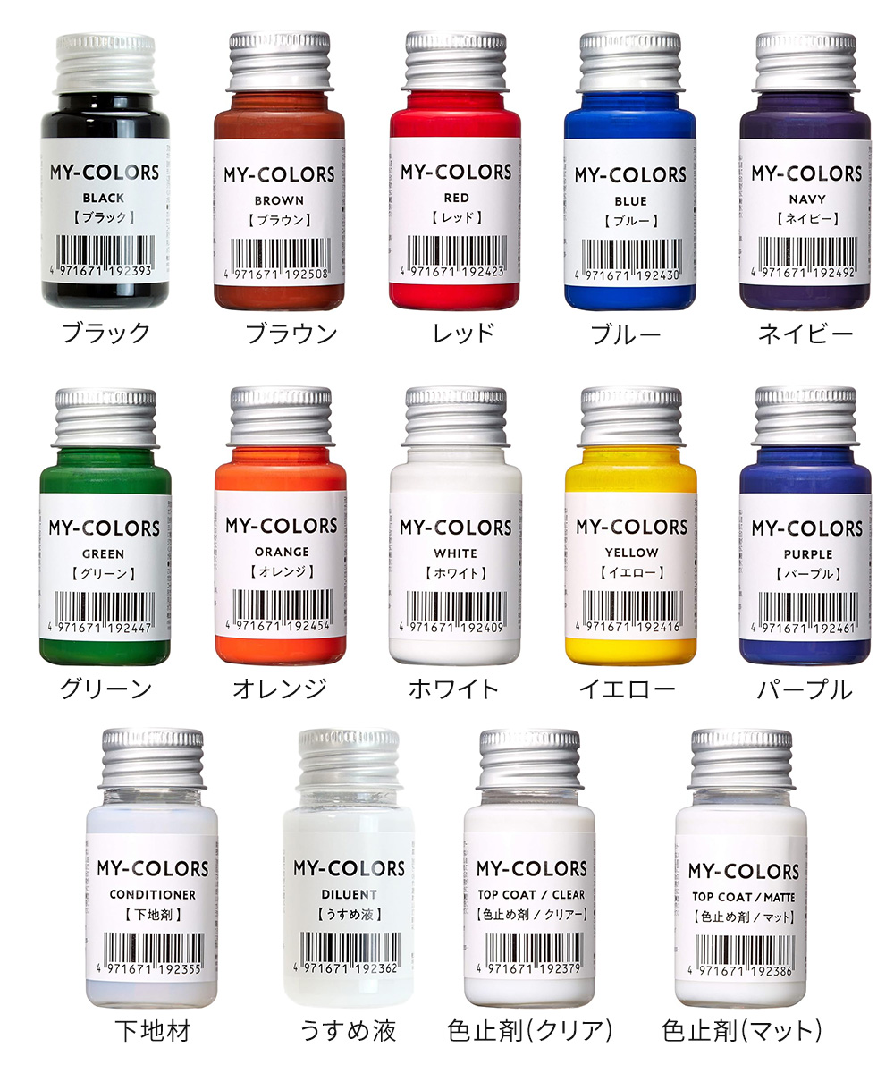 COLUMBUS（コロンブス） マイカラーズ 色止め剤 下地 うすめ液 レザー