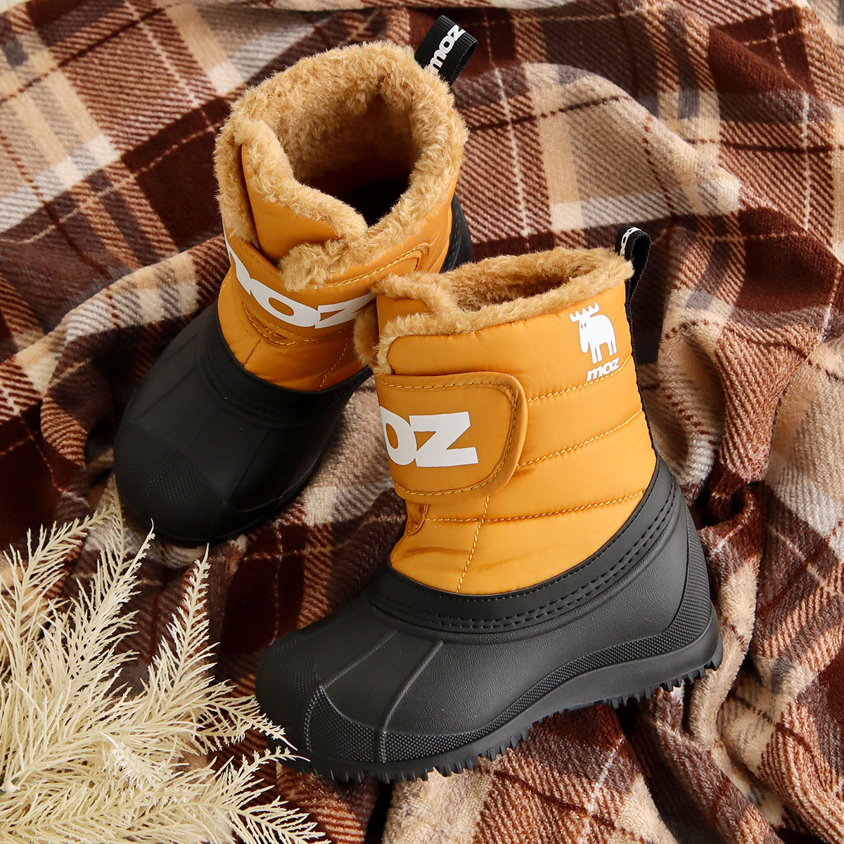 moz（モズ） スノーブーツ レディース ジュニア キッズ 防水 軽量 防寒