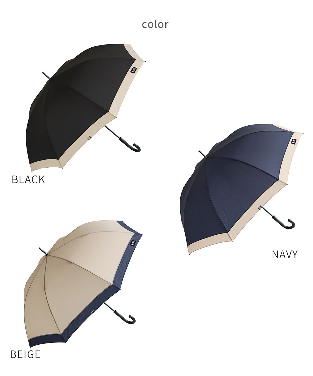 moz 傘 65cm レディース ドーム型 晴雨兼用 UVカット 紫外線対策