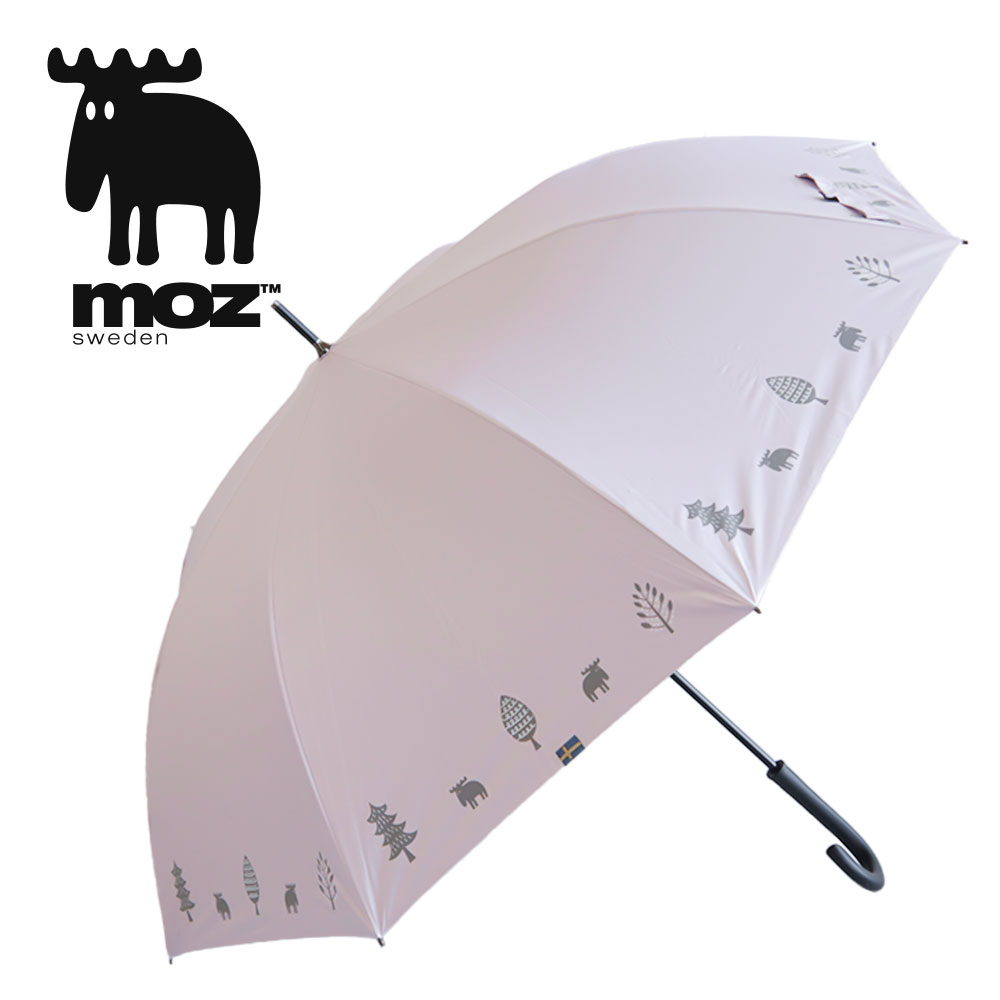 moz 傘 65cm レディース 大きめ ドーム型 晴雨兼用 1級遮光 UVカット 紫外線対策 長傘 レイングッズ 雨具 撥水 ワンタッチ ジャンプ式 アンブレラ モズ 554735 | moz | 03
