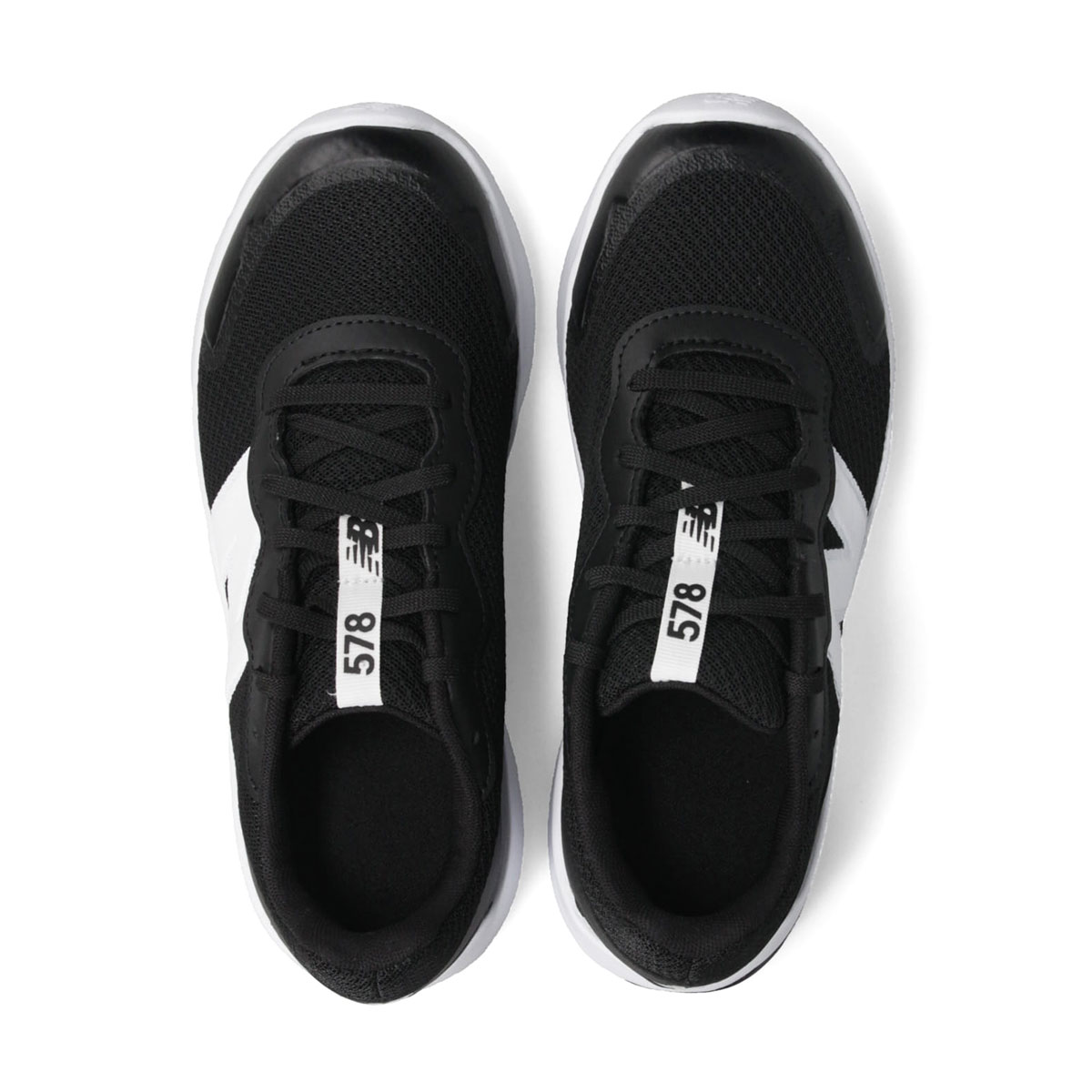 New Balance ニューバランス ランニング ジュニア 黒 白