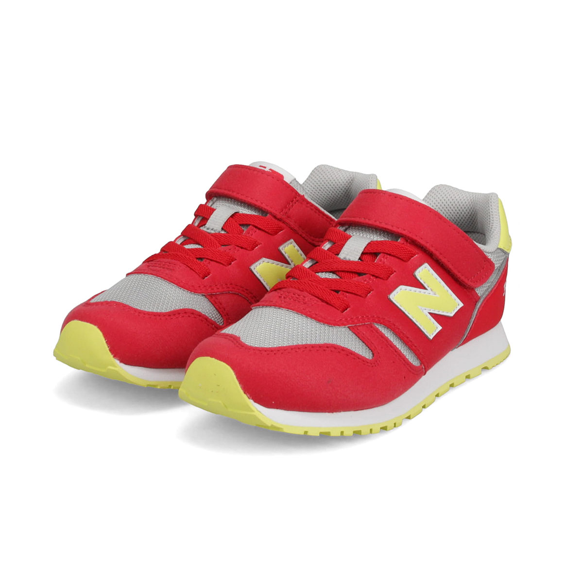 ニューバランス キッズ スニーカー new balance YV373 ゴム紐 ベルクロ 子供靴 運動靴 マジックテープ 新色 ピンク レッド グリーン 黒 ブラック｜s-martceleble｜07