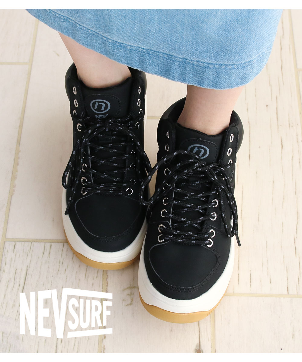NEV SURF（ネブサーフ） スニーカー レディース 厚底 軽量 おしゃれ