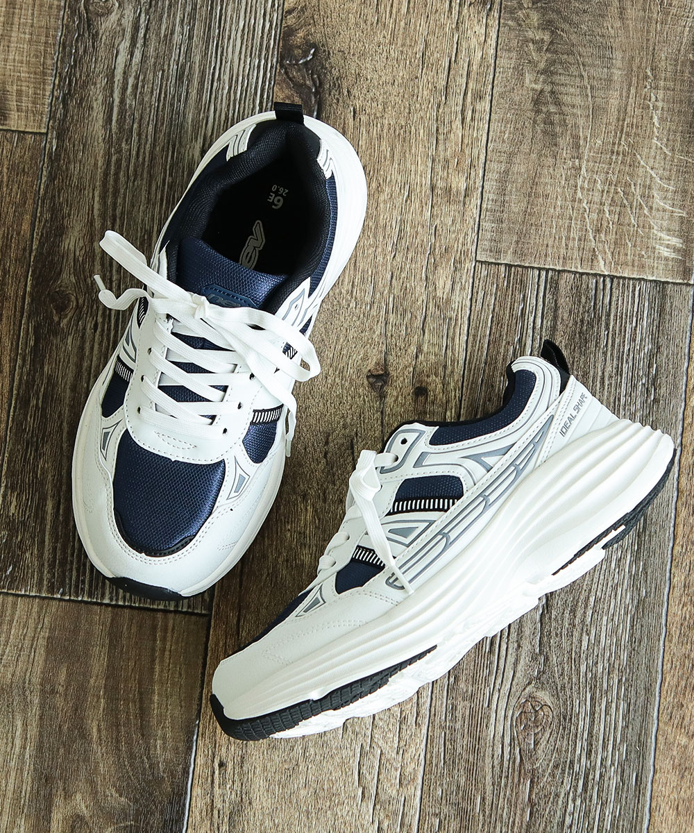 NEV SURF（ネブサーフ） ネブ スニーカー メンズ ローカット 幅広 甲高