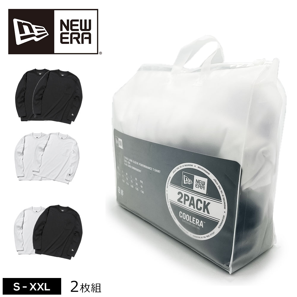新品　NEW ERA COOLERA Lサイズ ホワイトシャツ NEW ERA ニューエラ Tシャツ 長袖 ブランド トップス 抗菌 UV