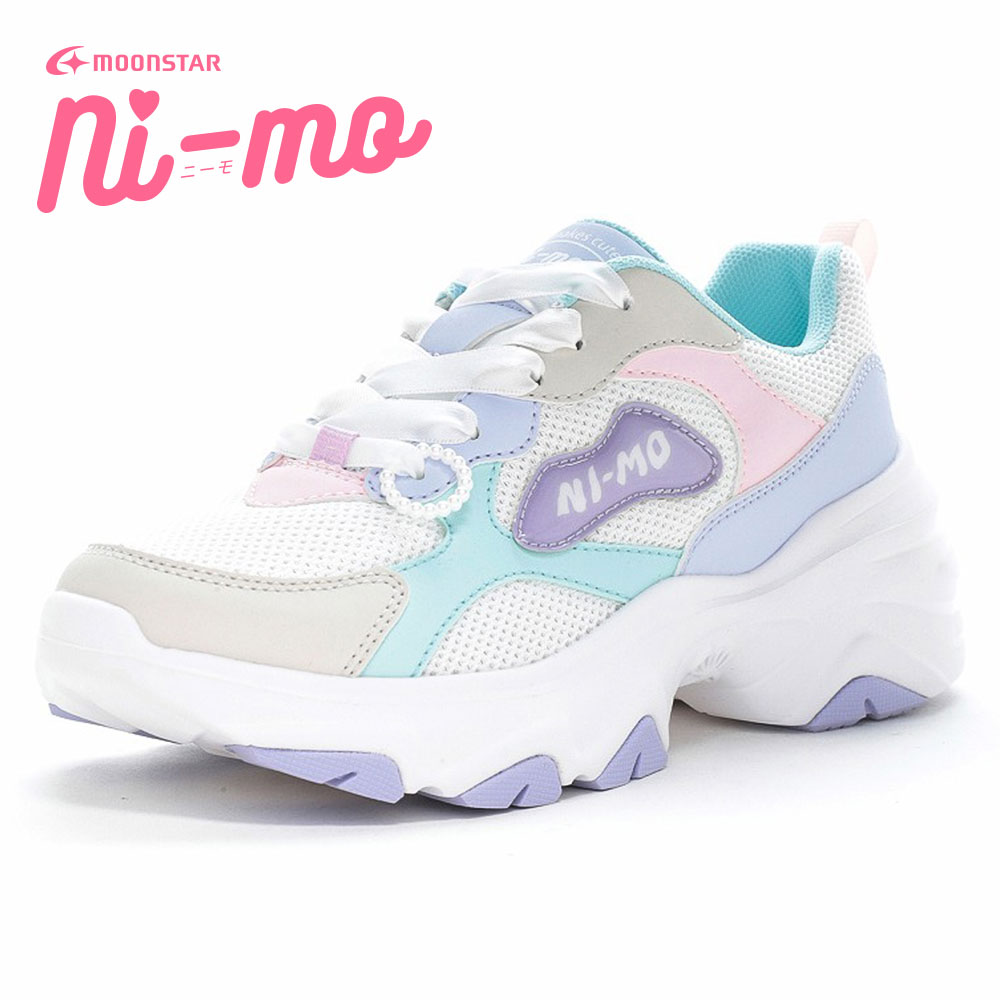 Ni-mo ニーモ スニーカー キッズ 女の子 ジュニア 子供 靴 ローカット