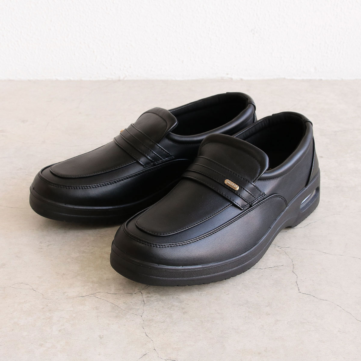 ビジネスシューズ メンズ 3e 幅広 軽い エアソール 防滑 歩きやすい