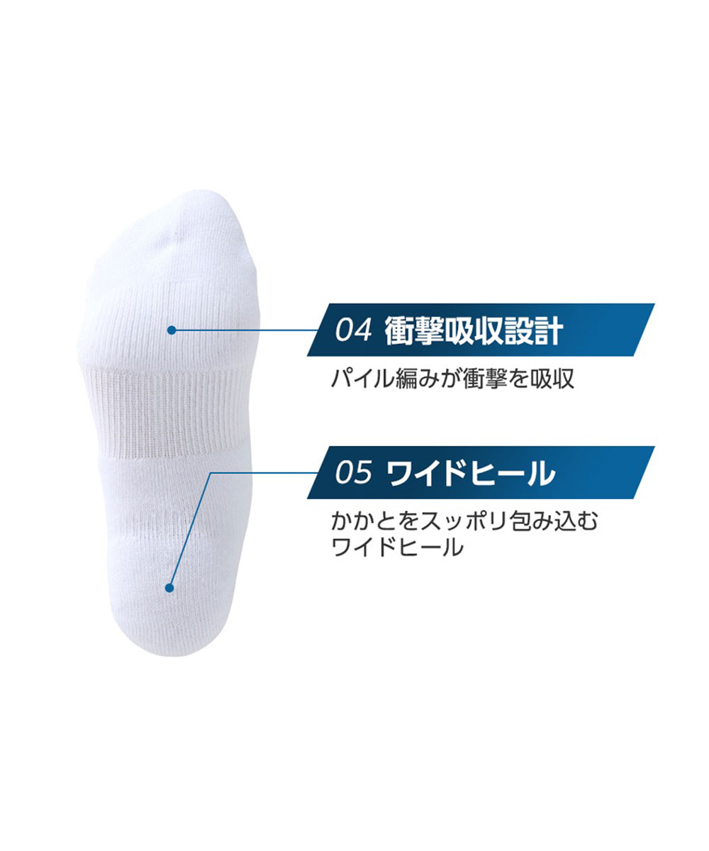 スポーツ ハイソックス ロング丈 ランニング ...の詳細画像4