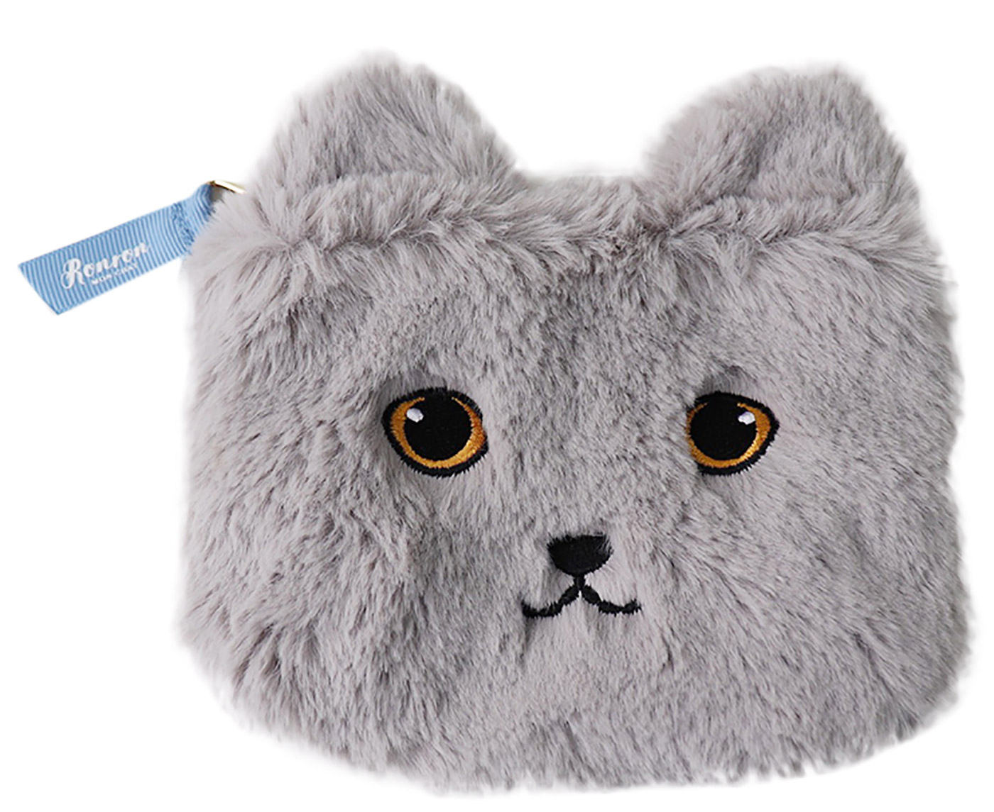 ティッシュカバー ミニポーチ 化粧ポーチ かわいい コスメポーチ 収納 小さめ ポケットティッシュ ネコ ふわふわ もこもこ マスコット グレー ピンク ブラック S Mart Paypayモール店 通販 Paypayモール