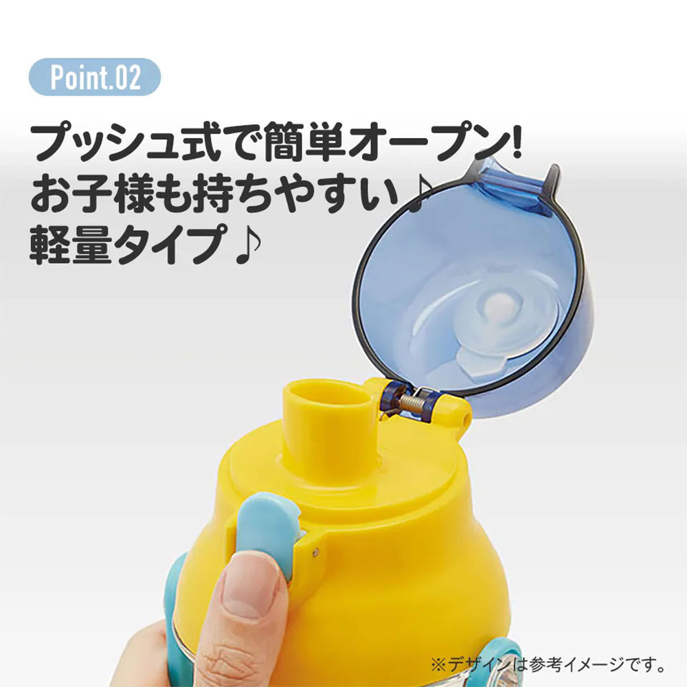 水筒 キッズ 480ml 直飲み クリア ワン...の詳細画像2