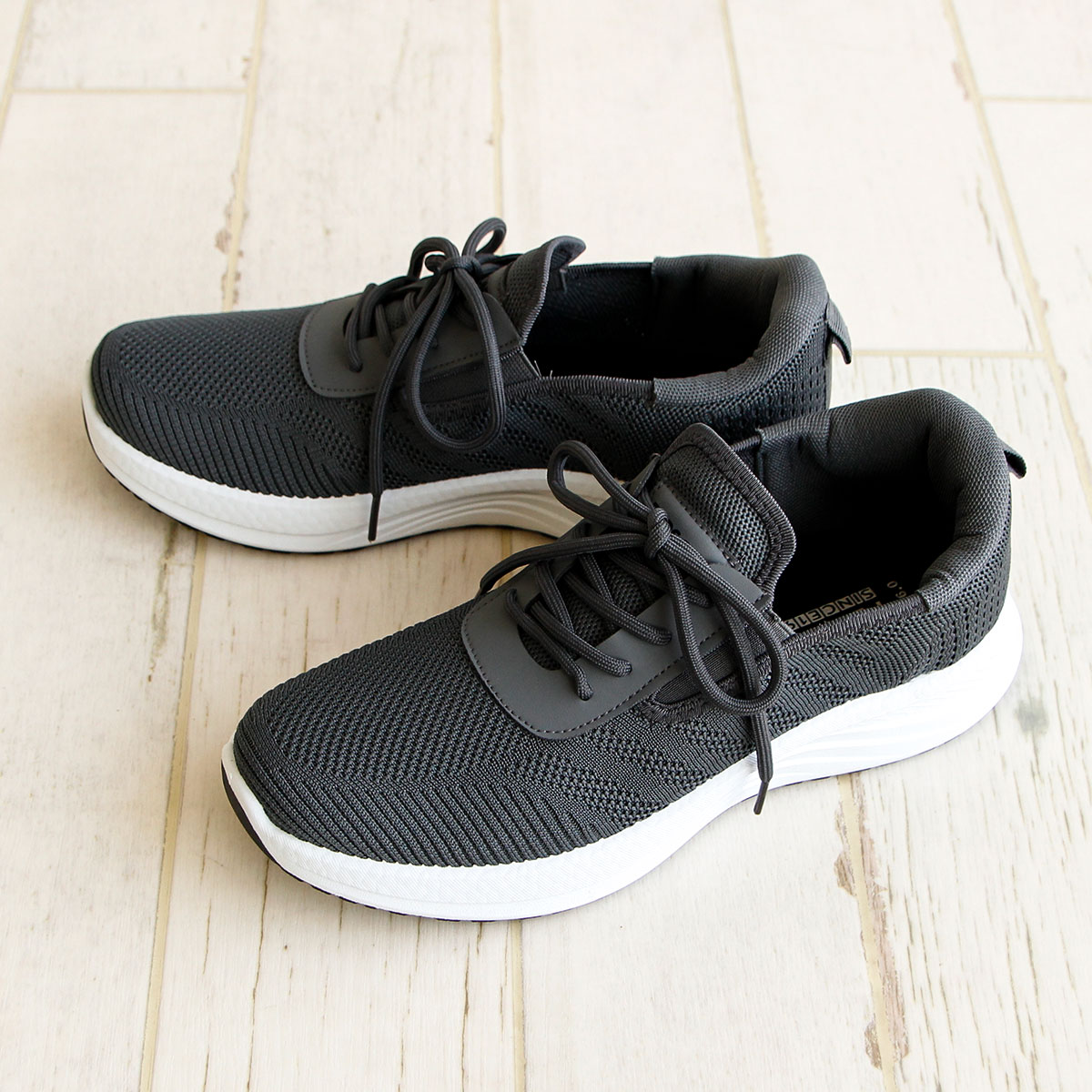 PERSON'S（パーソンズ） メンズ スニーカー 黒 ハンズフリー シューズ