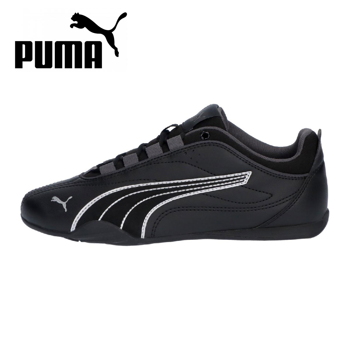 PUMA（プーマ） スニーカー レディース ローカット 通勤 通学 ブラック