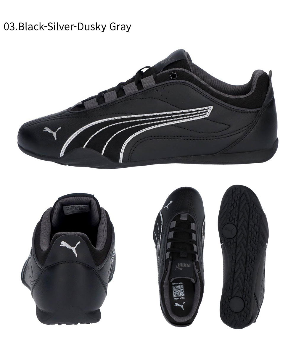 PUMA プーマ スニーカー レディース ローカット 通勤 通学 ブラック 黒