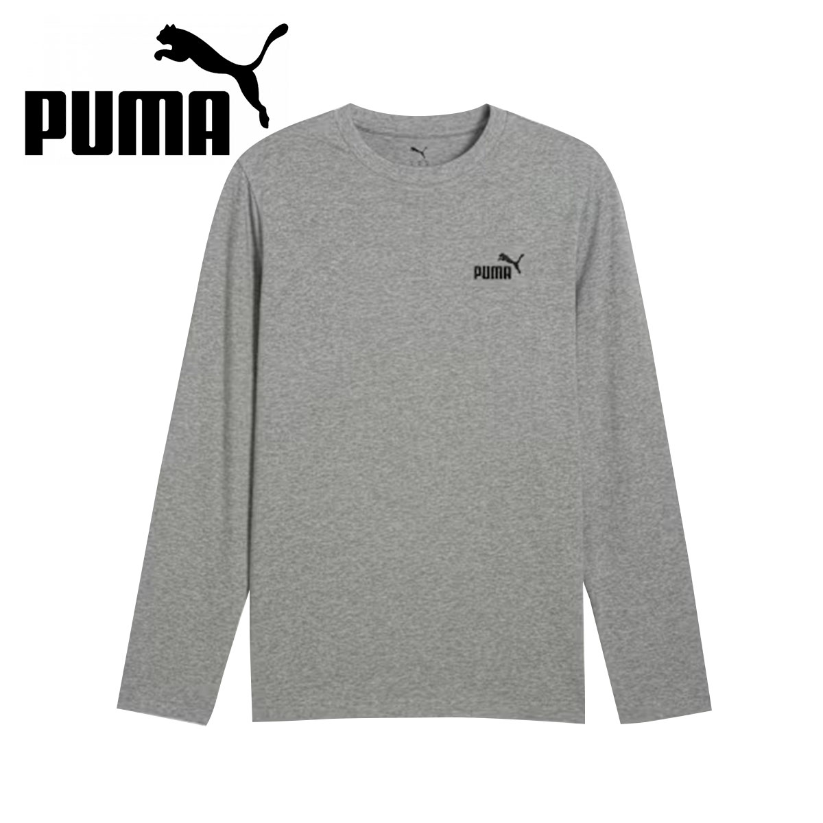 PUMA（プーマ） tシャツ メンズ 長袖 綿100% トップス ウェア NO.1