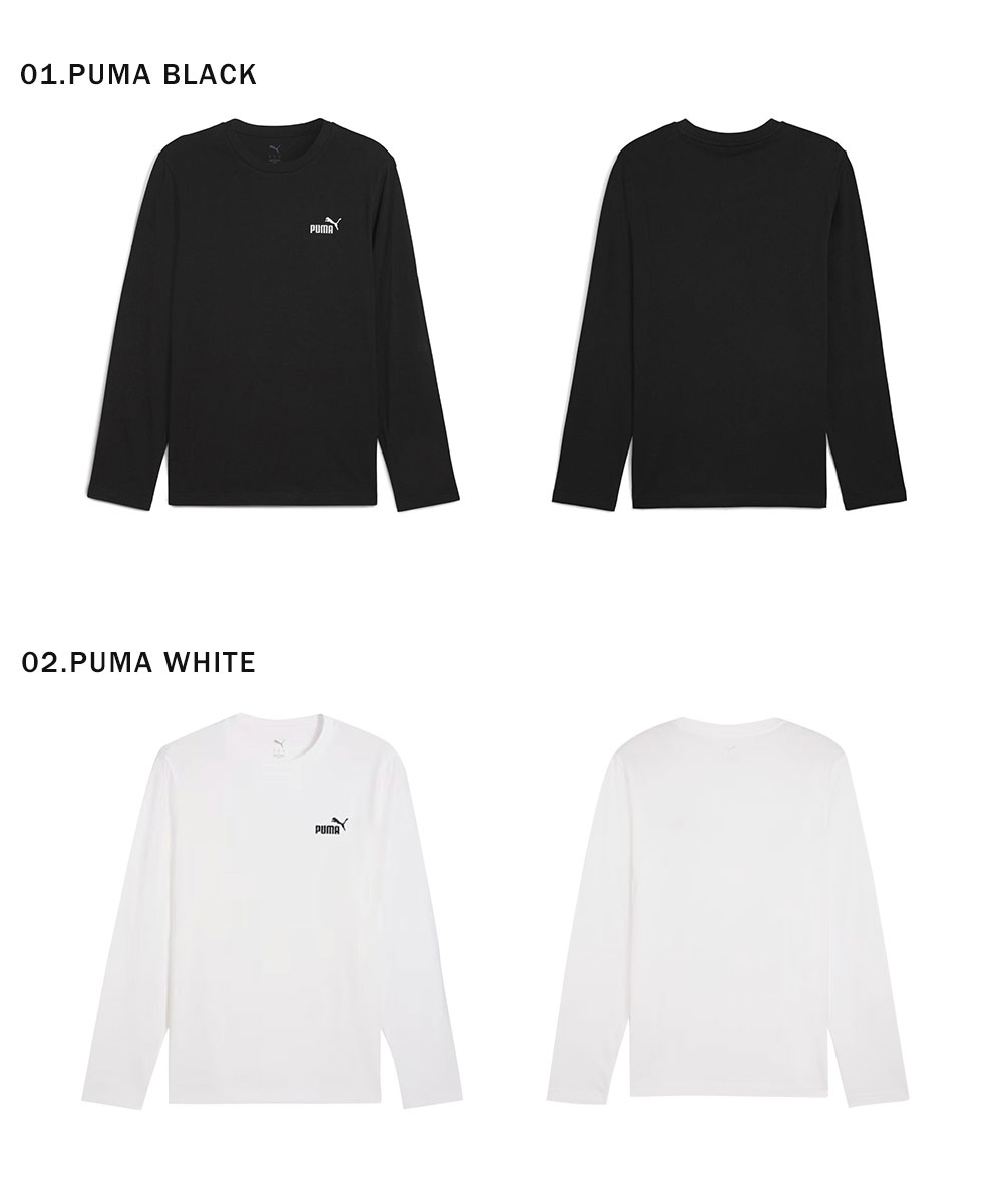 PUMA（プーマ） tシャツ メンズ 長袖 綿100% トップス ウェア NO.1