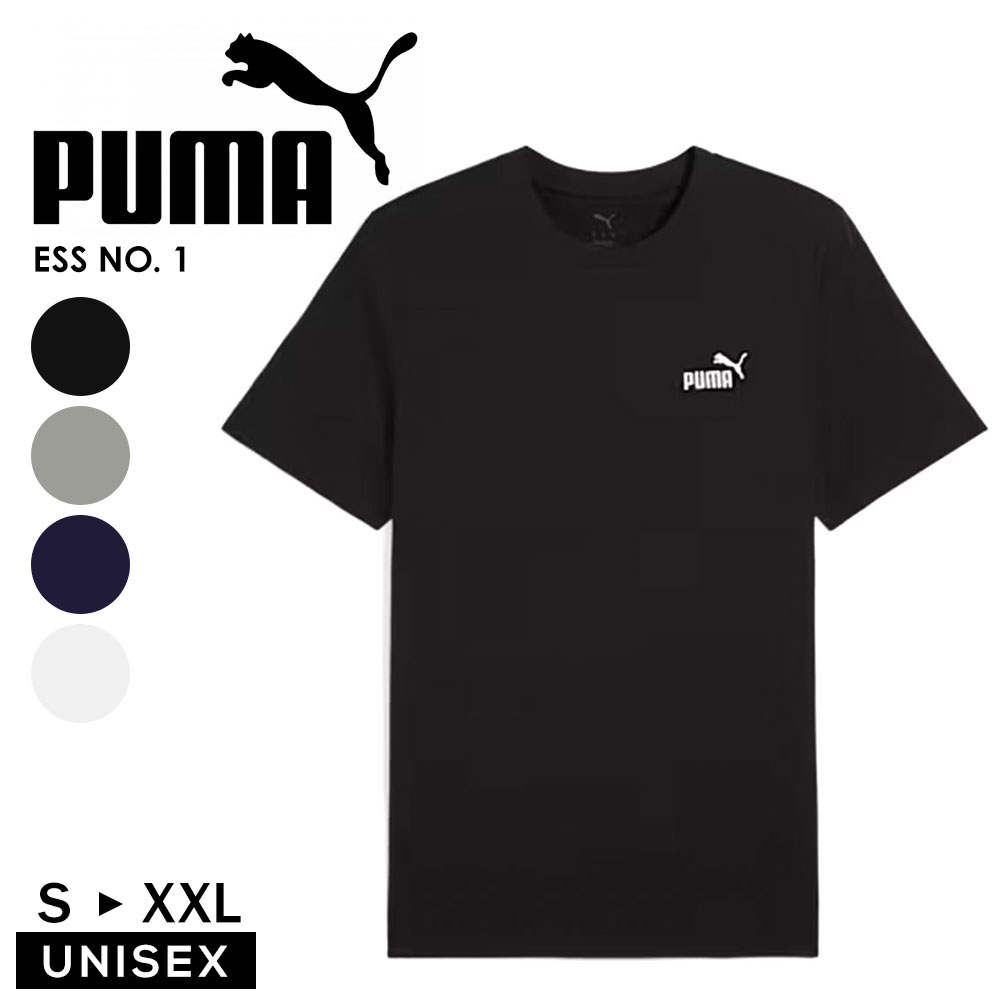 PUMA（プーマ） tシャツ メンズ 半袖 綿100% トップス ウェア PUMA ESS 