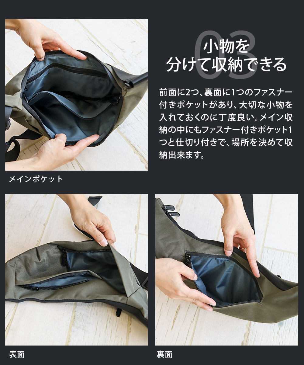 GERRY（ジェリー） セキュリティー ボディ バッグ メンズ レディース
