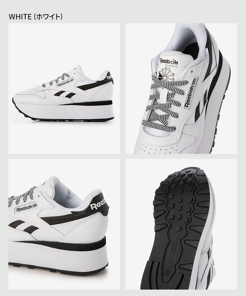 【美品】Reebok Classic 厚底ホワイトスニーカー24㎝ グライド / GLIDE （ホワイト） -Reebok 公式オンラインショップ