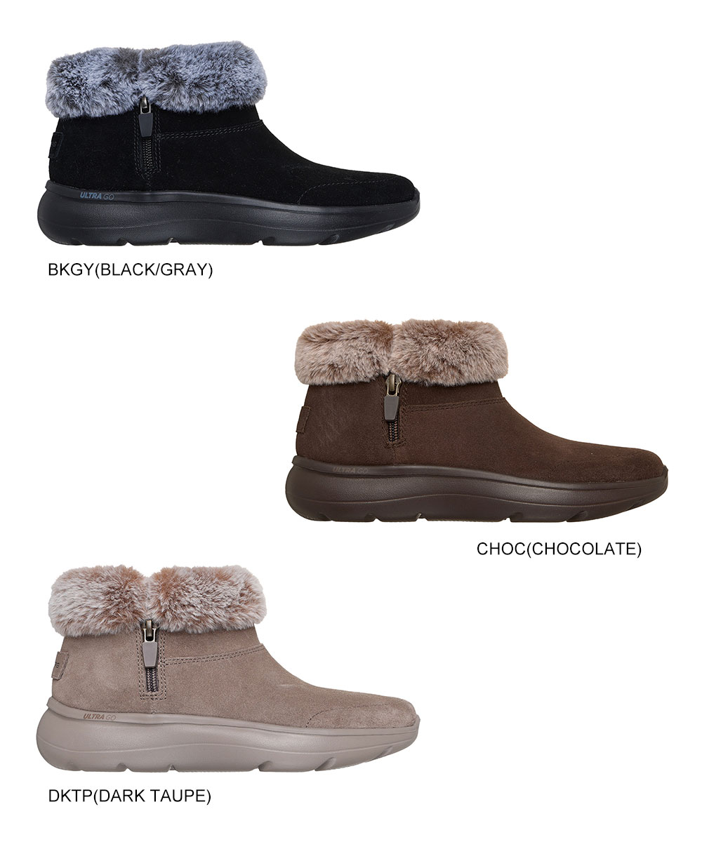 SKECHERS（スケッチャーズ） レディース ブーツ 防滑 防寒 スエード